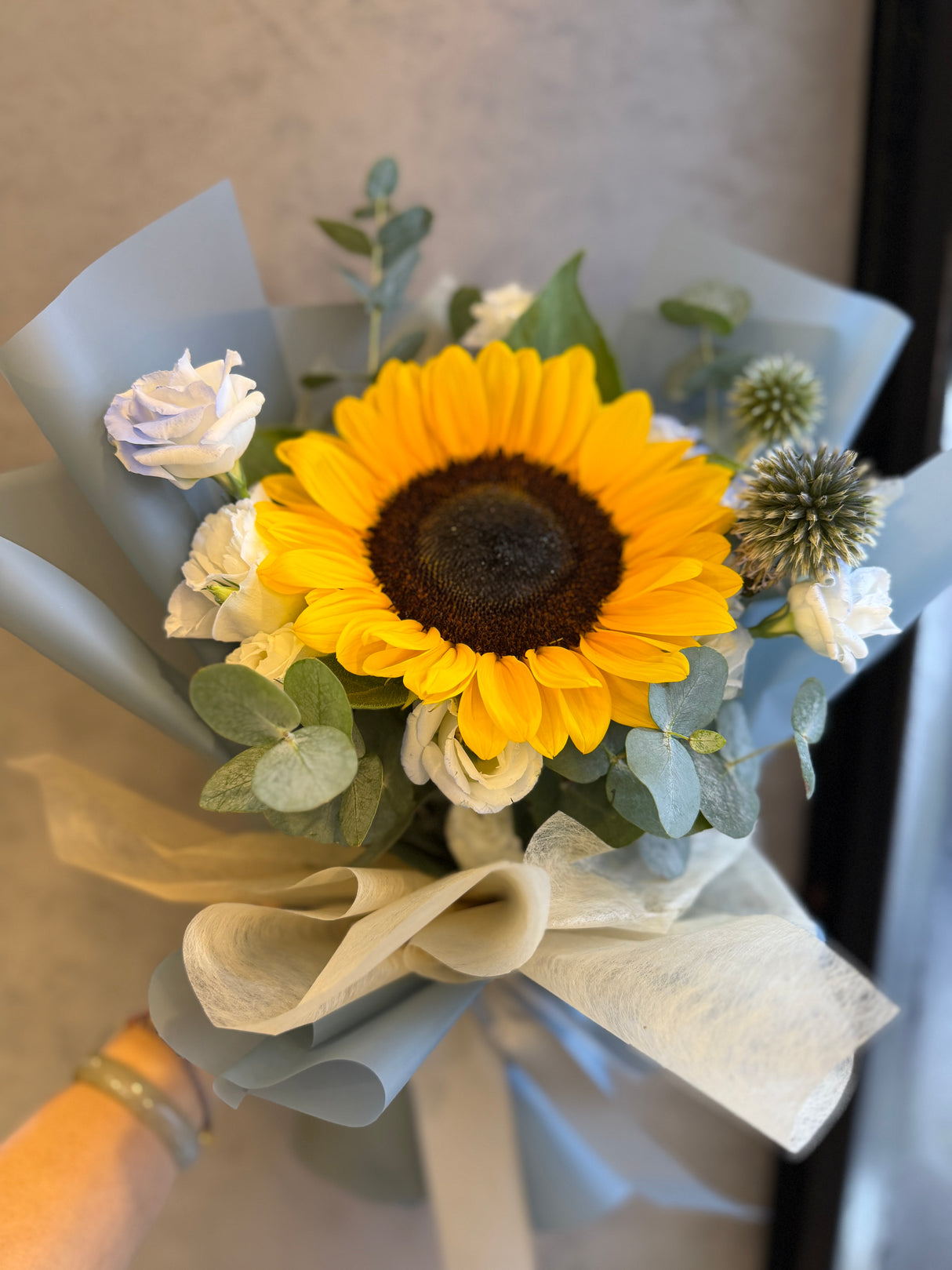 Sunflower & Eustoma • Fresh Petite Bouquet