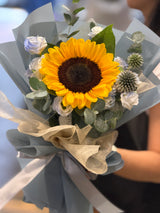 Sunflower & Eustoma • Fresh Petite Bouquet